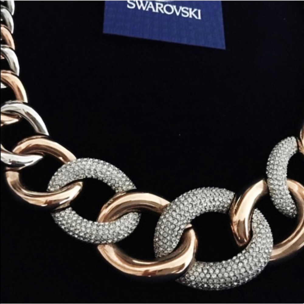 Swarovski sparkling links large necklace - Picture 5 of 7